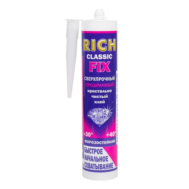 Сверхпрочный прозрачный клей RICH